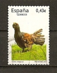 Stamps Spain -  Urogallo.