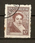 Stamps Argentina -  Fernandino Rivadavia.