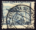 Stamps Spain -  sello con defecto de impresion