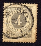 Stamps : Europe : Sweden :  sello antiguo