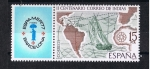 Stamps Spain -  Edifil  2437  Correo de Indias. ESPAMER 77 II Cent. de la Real Ordenanza reguladora del Correo Marít