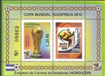 Stamps Honduras -  copa mundial de fútbol en Sudáfrica 2010