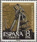 Stamps Spain -  ESPAÑA 1961 1363 Sello Nuevo XXV Aniv. del Alzamiento Nacional Industria Minera