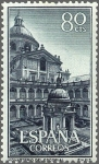 Stamps Spain -  ESPAÑA 1961 1383 Sello Nuevo Monasterio de San Lorenzo del Escorial Patio de los Evangelistas