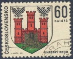 Stamps Czechoslovakia -  Escudo  Uhersky Brod