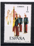 Stamps Spain -  Edifil  2451  Uniformes militares  