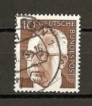 Stamps Germany -  Presidente G.Heinemann.