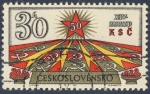 Sellos de Europa - Checoslovaquia -  50 XIV ZJAZD KSC