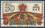 Sellos del Mundo : Europe : Czechoslovakia : 50 XIV ZJAZD KSC