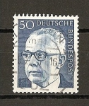 Stamps Germany -  Presidente G.Heinemann.