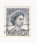 Stamps Australia -  Reina (repetido)
