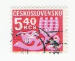 Stamps : Europe : Czechoslovakia :  Abstracto