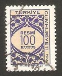 Stamps : Asia : Turkey :  129 - Cifra
