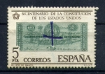 Stamps Spain -  Bicentenario de la Constitución de los E.E.U.U.