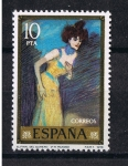 Stamps Spain -  Edifil  2484   Pintores   Pablo Ruiz Picaso  Marco dorado  