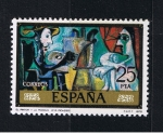 Stamps Spain -  Edifil  2488   Pintores   Pablo Ruiz Picaso  Marco dorado  