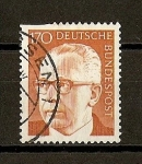 Stamps Germany -  Presidente G. Heinemann.