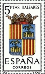 Sellos de Europa - Espa�a -  ESPAÑA 1962 1412 Sello Nuevo Escudos de las Capitales de Provincia Españolas Baleares