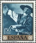 Stamps Spain -  ESPAÑA 1962 1423 Sello Nuevo Pintor Francisco de Zurbaran San Jerónimo