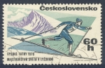 Stamps Czechoslovakia -  Esqui de fondo