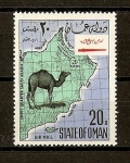 Stamps : Asia : Oman :  Estado de Oman.