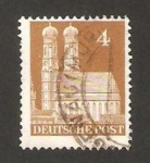 Stamps Germany -  42 A - La Frauenkirche en Munich