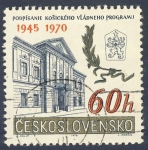 Sellos de Europa - Checoslovaquia -  Podpisanie Kosickeho Vladneho Programu 1945-1970
