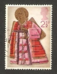 Stamps United Kingdom -  669 - Navidad, ángel músico
