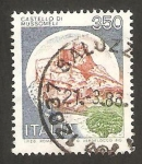 Stamps Italy -  castillo de mussomeli