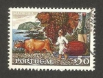 Stamps : Europe : Portugal :  madeira, productor de vino