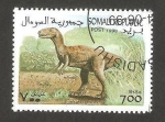 Sellos de Africa - Somalia -  animal prehistorico, eustreptospondytus