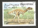 Sellos de Africa - Somalia -  animal prehistorico, oviraptor