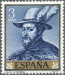 Stamps Spain -  ESPAÑA 1962 1436 Sello Nuevo Pintor Pedro Pablo Rubens Felipe II