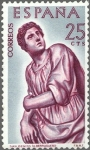 Stamps Spain -  ESPAÑA 1962 1438 Sello Nuevo Pintor Alonso de Berruguete San Benito