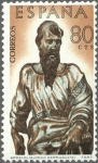 Stamps Spain -  ESPAÑA 1962 1439 Sello Nuevo Pintor Alonso de Berruguete Apostol