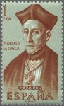 Stamps Spain -  ESPAÑA 1962 1457 Sello Nuevo Forjadores de America Pedro de la Gasca (1494-1567)
