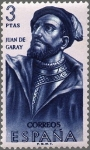 Stamps Spain -  ESPAÑA 1962 1460 Sello Nuevo Forjadores de America Juan de Garay (1528-1583)