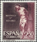Stamps Spain -  ESPAÑA 1962 1469 Sello Nuevo Misterios del Santo Rosario Flagelación (Alonso Cano)