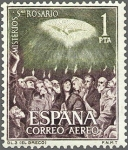 Stamps Spain -  ESPAÑA 1962 1475 Sello Nuevo Misterios del Santo Rosario Pentecostés (El Greco)