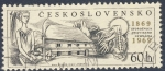 Stamps Czechoslovakia -  1869 1969  Storocnica Znievskeho Gymnazia