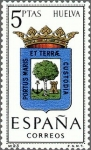 Stamps Spain -  ESPAÑA 1963 1491 Sello Nuevo Escudos de las Capitales de Provincias Españolas Huelva
