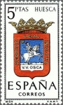 Stamps Spain -  ESPAÑA 1963 1492 Sello Nuevo Escudos de las Capitales de Provincias Españolas Huesca