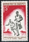 Sellos de Africa - Benin -  Juegos Deportivos Dakar '63