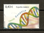 Sellos del Mundo : Europa : Espa�a : Ciencia y Genetica.