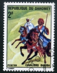 Stamps : Africa : Benin :  Caballeros Bariba