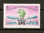 Stamps Asia - Maldives -  100 Aniversario de la U.P.U.