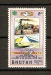 Stamps : Asia : Bhutan :  100 Aniversario de la U.P.U.