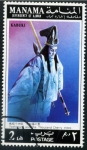Stamps : Asia : Bahrain :  Teatro Kabuki