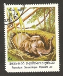 Sellos de Asia - Laos -  elefante