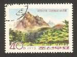 Sellos de Asia - Corea del norte -  montañas